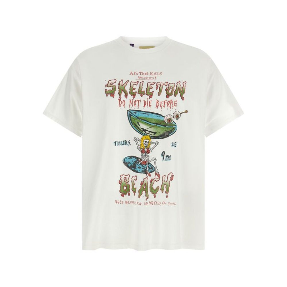 GALLERY DEPT. White Cotton Men's T-Shirt